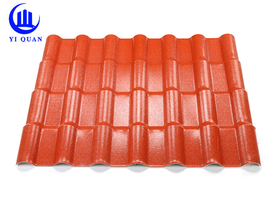 Waterproof Multi Colors ASA Synthetic Resin Roof Tile For Warehouse Bus Station