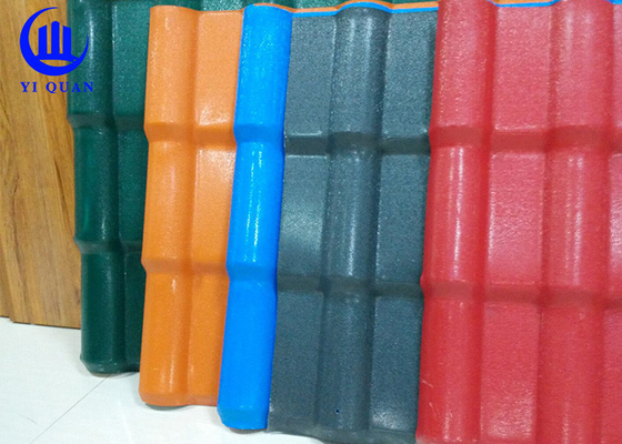 Plastic Corrugated ASA Synthetic Resin Roof Tile Heat Insulation