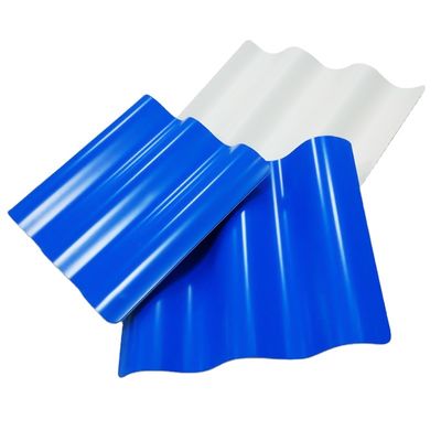 PVC Roof Tiles 0.8-3.0mm Thickness Fireproof Waterproof for Villa Garden