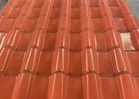 Environment Friendly ASA Resin Roof Sheet 219mm Pitch Sound Insulation