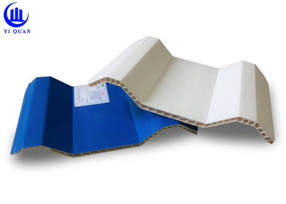 Multi Layers PVC Twin Wall Hollow Roof Sheet For Factory Farmhouse Wall Cladding