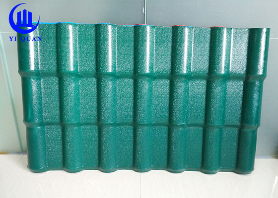 Plastic Corrugated ASA Synthetic Resin Roof Tile Heat Insulation