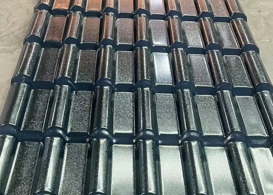 Good Weather Insulation ASA PVC Synthetic Roof Tiles For Outdoor Gazebo Greenhouse