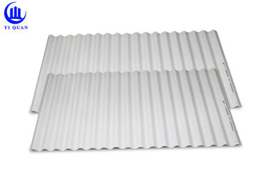 Weather Resistant Resin Plastic Corrugated Roofing Sheets For Building Construction Materials