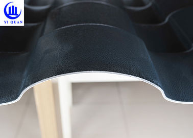Environment Friendly Plastic Corrugated Roofing Sheets Bright Colors 1120mm Width