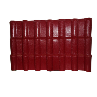 ASA Resin Coated Spanish Style Roof Tiles Custom Length