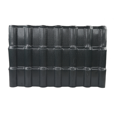 ASA Resin Coated Spanish Style Roof Tiles Custom Length