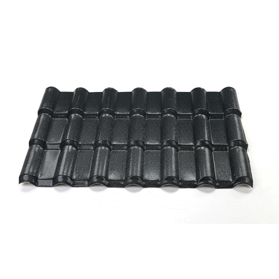 ASA Synthetic Resin Roof Tiles Double Roman Style Custom Colors