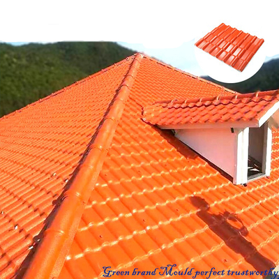 ASA Synthetic Resin Roof Tile 2.5mm Corrugated Waves Modern Design