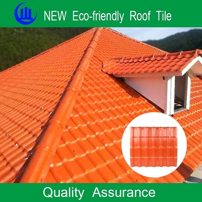 ASA Spanish Style Synthetic Resin Roof Tile - Corrugated Waves