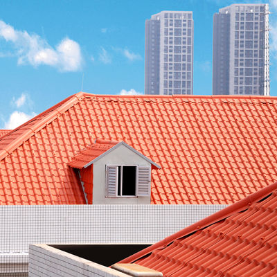 ASA Synthetic Resin Roof Tile Waterproof Fire Retardant B1 Rated