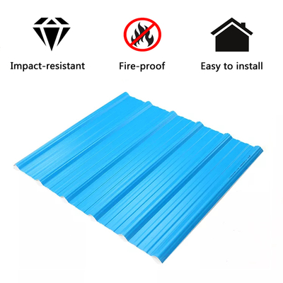 20-Year Warranty PVC Roof Tiles 1.0mm-3.0mm Thickness for Factory Shed