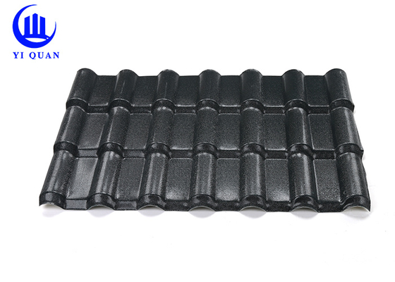 2.5mm ASA Spanish Bamboo Wave Resin Roof Sheet 1050mm Width