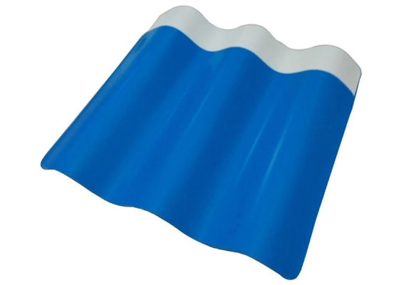 PVC UPVC d'isolation de temps a ridé des tuiles de toit pour le balcon de hangars du marché d'usine