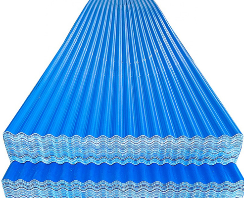 Le toit en plastique de poids léger stable de couleur couvre de tuiles la longue durée de vie de 1.3mm pour la couverture de stationnement de station