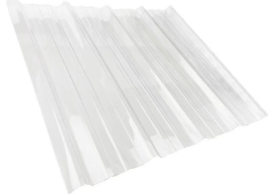 Embrumez anti- le PC de feuille de toit de polycarbonate a ridé la tuile pour la serre chaude de parking