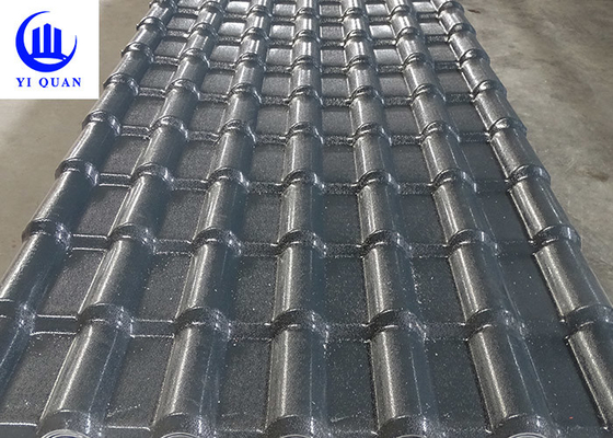 Durée de vie de résistance aux intempéries d'ASA Plastic Spanish Roof Tiles de couleur longue