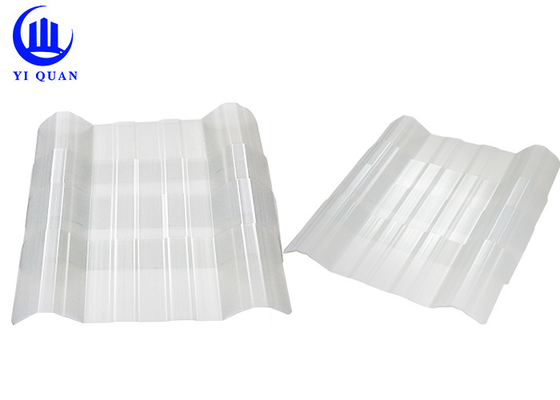 Feuilles couvrantes transparentes de FRP pour l'anti résistance UV statique de serre chaude