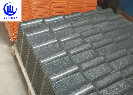 PVC sain ASA Resin Roof Tile d'isolation thermique 1050mm pour le bâtiment traditionnel résidentiel