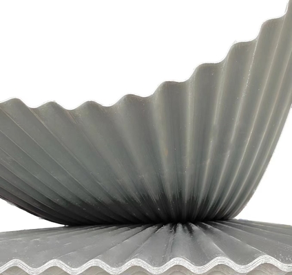 Anti feuille couvrante ondulée en plastique de la corrosion UPVC pour le bâtiment de construction