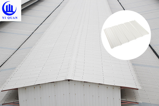 PVC résistant UPVC de tremblement de terre de vent couvrant des feuilles pour des projets de construction