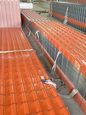 Longue résistance au feu durable de couleur de tuile de toit de résine synthétique de la longue durée de vie ASA