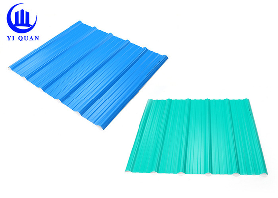 Tuiles de toit enduites de PVC ignifuge d'UPVC pour des garages de yard de fret