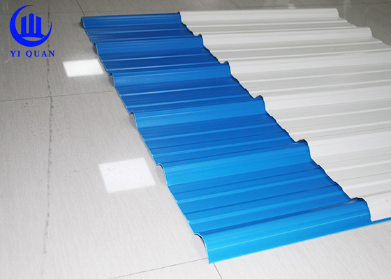Tuiles de toit trapézoïdales imperméables d'UPVC pour le balcon du marché favorable à l'environnement
