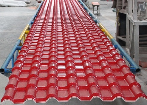 ASA Resin Roof Tile Panel décoratif pour la bâche de toit de construction