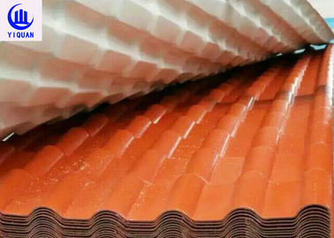 2.8mm Asa Synthetic Resin Roof Tile pour résidentiel
