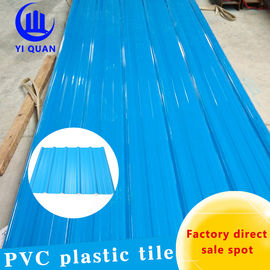 Lissez le bruit ondulé de tuiles de toit de PVC de 3mm résistant