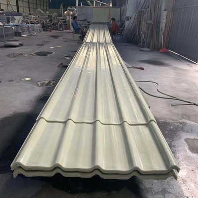Tuile de toit translucide de la couleur FRP de toit de fibre de verre transparente multi de feuille