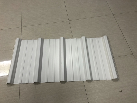 Le toit ridé de PVC couvre de tuiles tuile de toiture trapézoïdale de vague d'Upvc la 1070mm haute